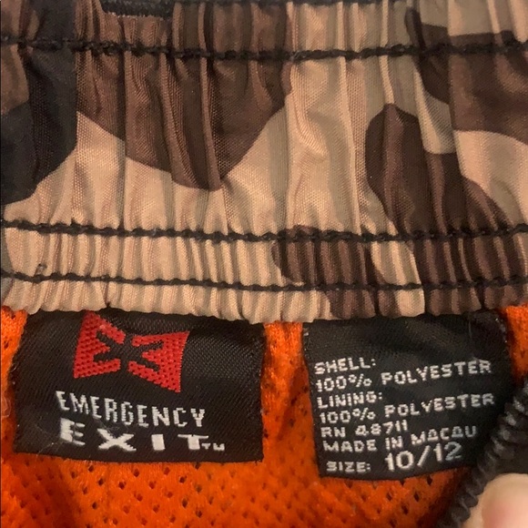 Camo pants netted pockets 10/12 elastic pants boys - Picture 4 of 6